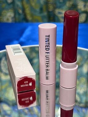 Kylie Cosmetics Tinted Butter Balm Lipstick - Shade 420 Moving On (Pink Tube)